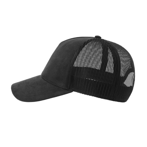 Casquette style trucker en faux daim thumbnail 5