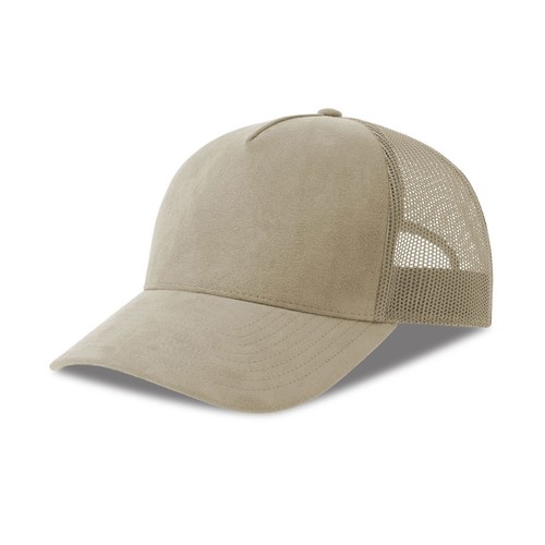 Casquette style trucker en faux daim thumbnail 4