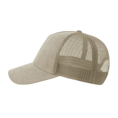 Casquette style trucker en faux daim thumbnail 5