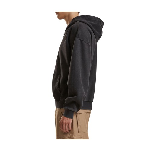 Sweat capuche zippé lourd délavé thumbnail 6