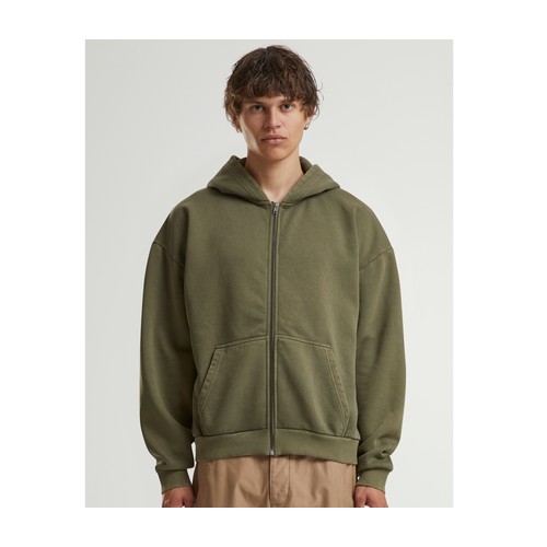 STONEWASH HEAVY ZIP HOODIE