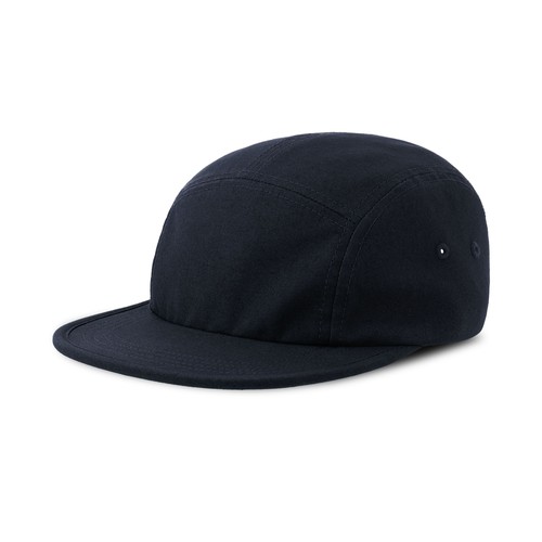 Casquette 5 pans visière plate effet délavé