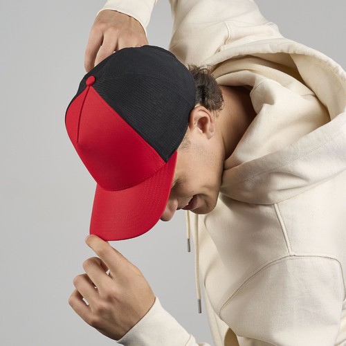 Casquette 5 pans respirante