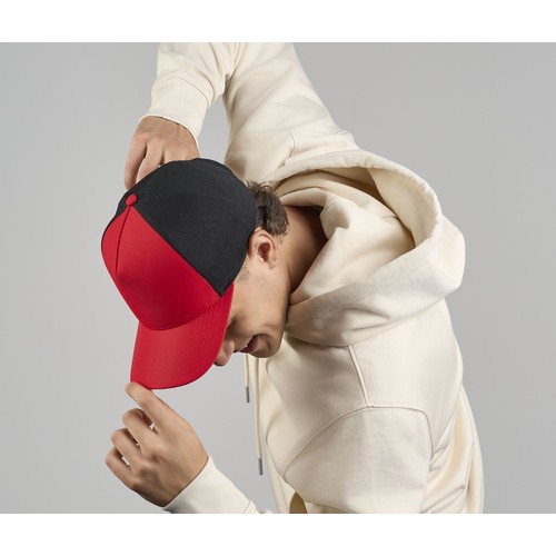 Casquette 5 pans respirante