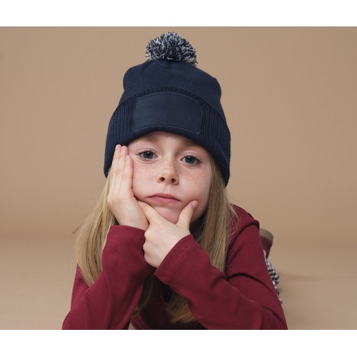 Bonnet enfant avec empiècement