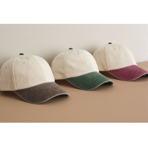Casquette 6 pans contrastée