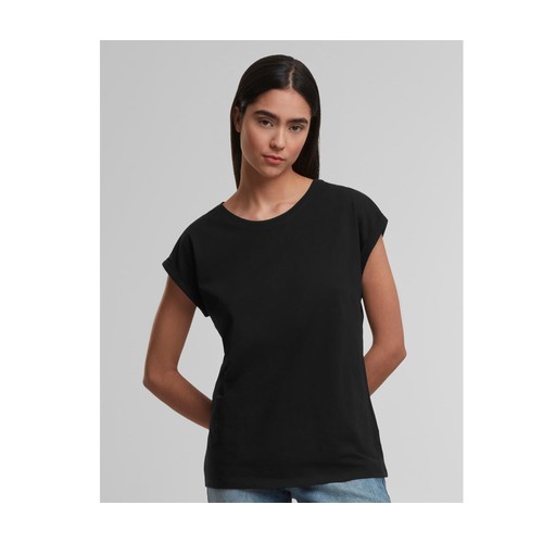 LADIES REGULAR EXTENDED SHOULDER TEE