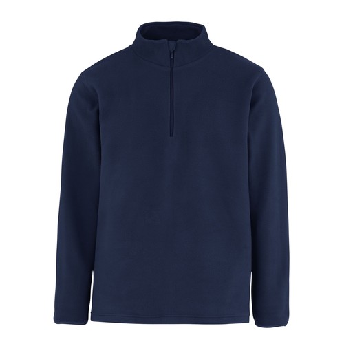 Polaire col zippé recyclé