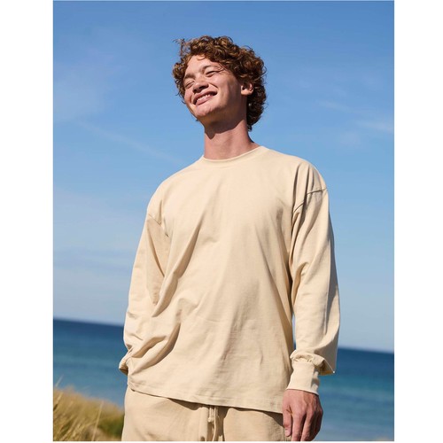 TIGER COTTON OVERSIZED LS T-SHIRT