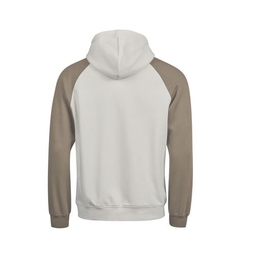 Sweat à capuche bicolore