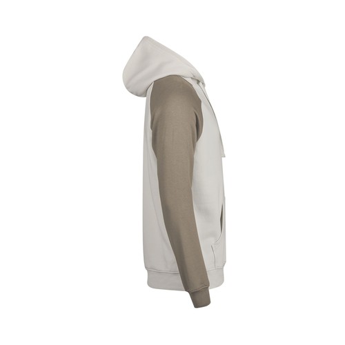 Sweat à capuche bicolore
