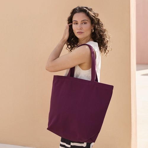 Sac shopping en coton lourd thumbnail 5