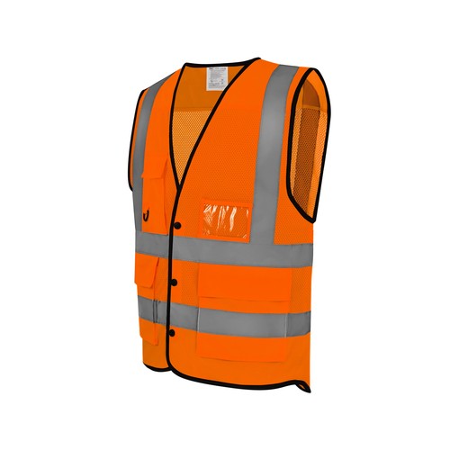 Veste de sécurité multipoches certifiée