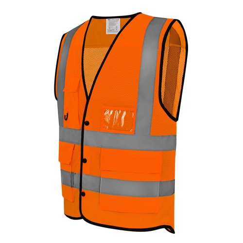 Veste de sécurité multipoches certifiée