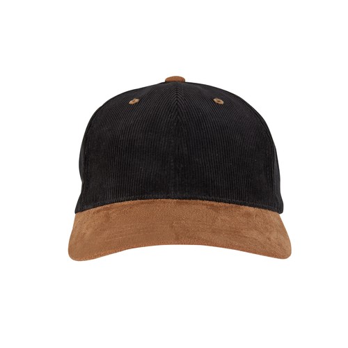 Casquette en velours côtelé et suédine thumbnail 4