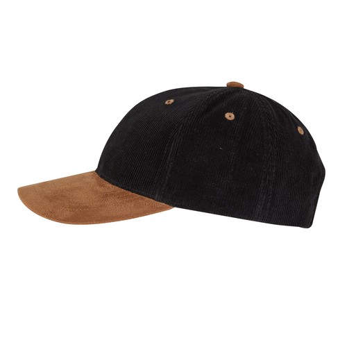 Casquette en velours côtelé et suédine thumbnail 6