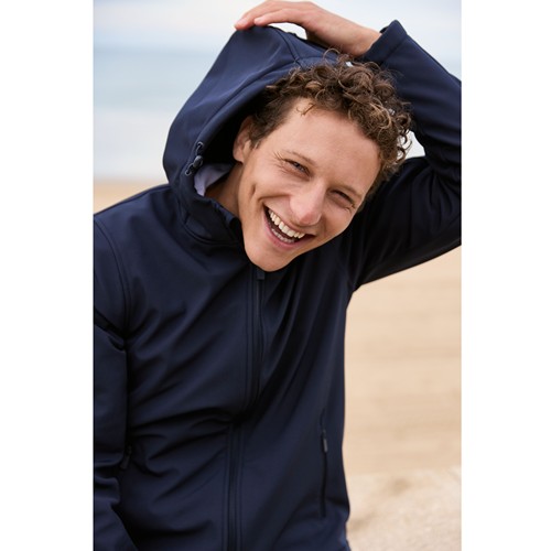 Veste softshell homme à capuche
