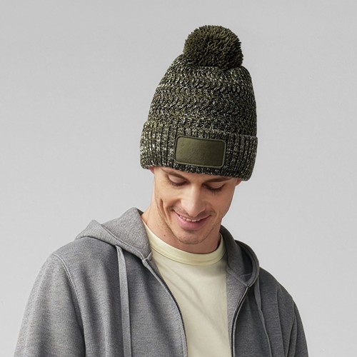 Bonnet à pompon avec zone de marquage