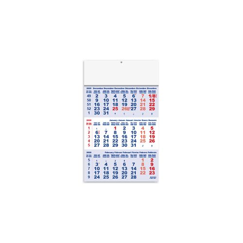 INT 2 BASIC 4M| Calendrier feuillet triptyque 2026 - 2
