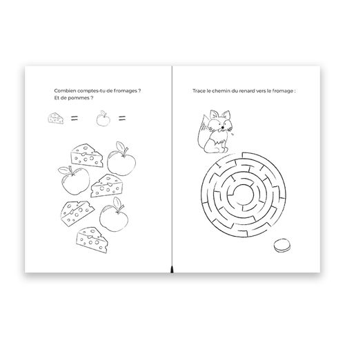 Cahier de jeux - 3-5 ans | Jean de la Fontaine - 4