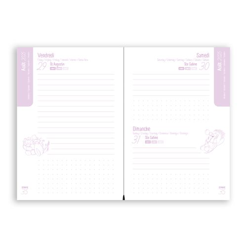 Agendas scolaires 2025-2026 |  Jean de la Fontaine - 5