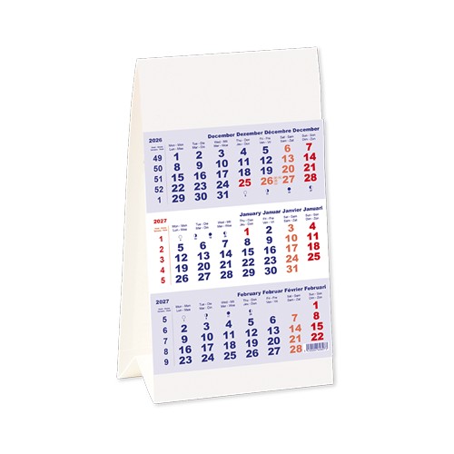 CALENDRIER CHEVALET TRIPTYQUE_INTCH 3M_ 2027