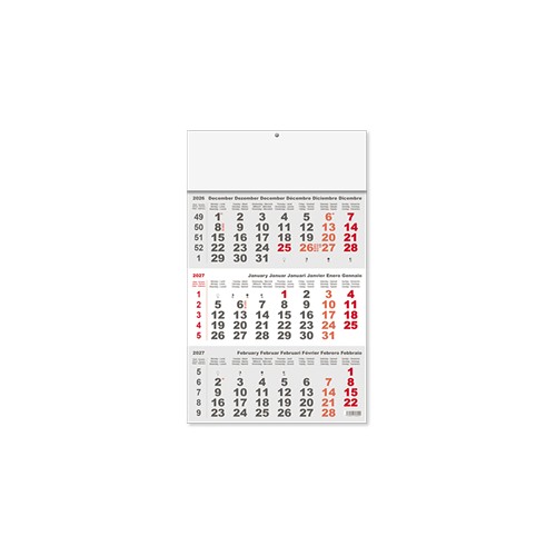 CALENDRIER FEUILLETS TRIPTYQUE_INT 1 BASIC 3M_2027 - 1
