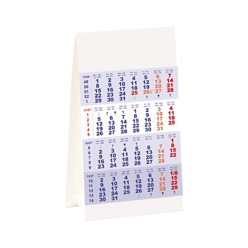CALENDRIER CHEVALET TRIPTYQUE_INTCH 4M_2027 - 1