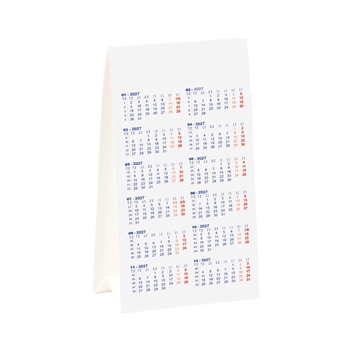CALENDRIER CHEVALET TRIPTYQUE_INTCH 4M_2027 - 2