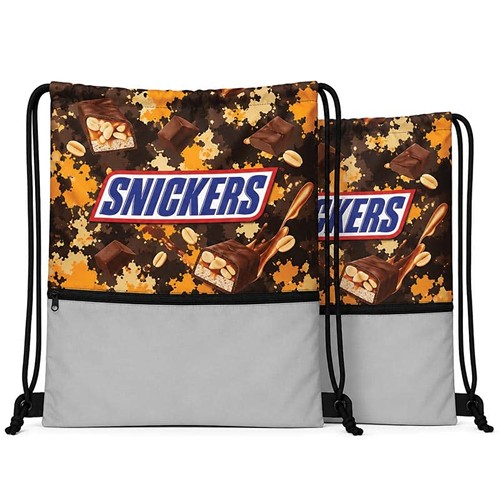 Sac à dos cordelette avec poche réfléchissante