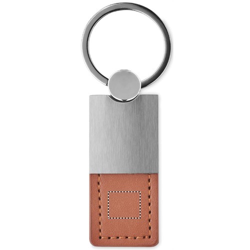 Emplacement de marquage : avant partie cuir