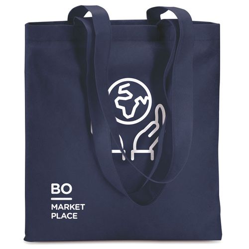blue TOTECOLOR Bolsa de la compra non woven