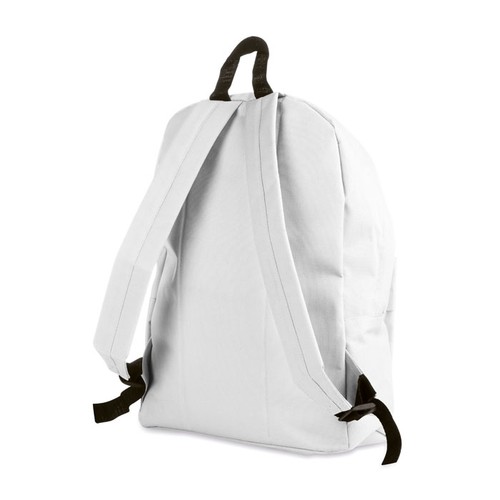 white BAPAL Mochila con bolsillo exterior