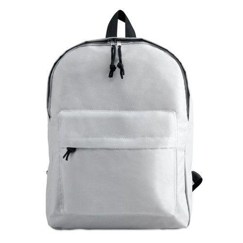 white BAPAL Mochila con bolsillo exterior