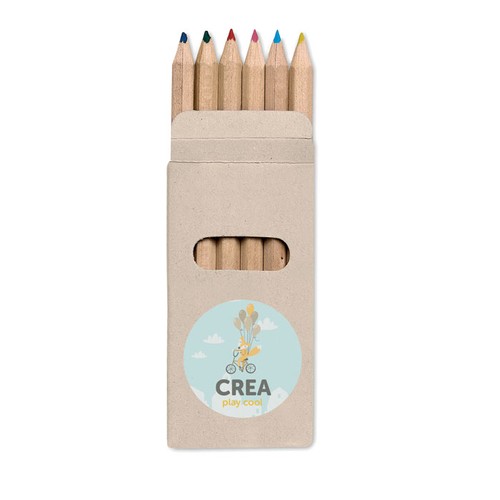 ABIGAIL 6 Crayons de couleur - 5