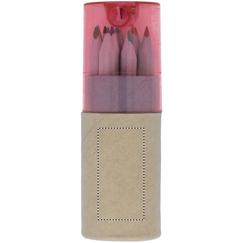 Emplacement de marquage : partie carton avant