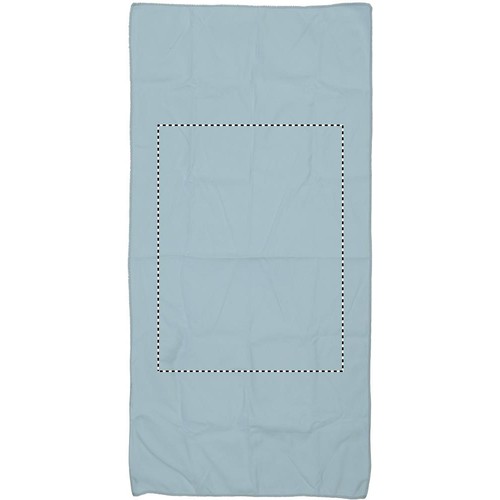 Emplacement de marquage : serviette, avant