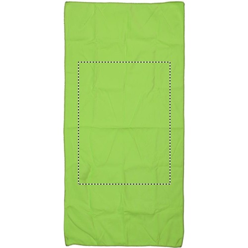 Emplacement de marquage : serviette, avant