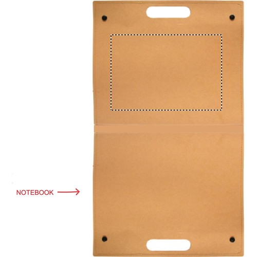 Emplacement de marquage : pochette