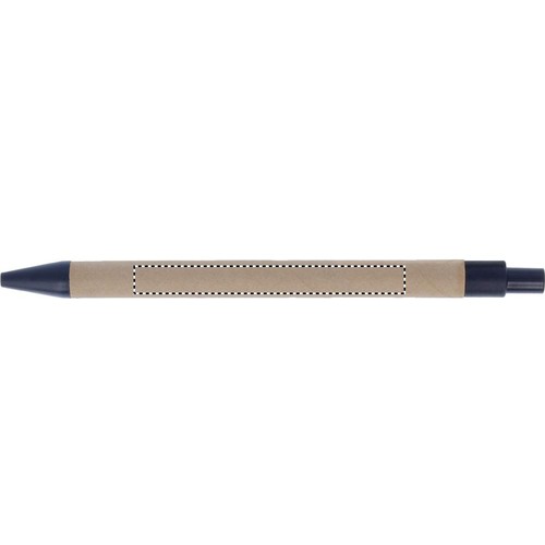 Emplacement de marquage : opposé du clip (stylo)