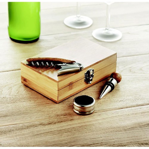 SONOMA Coffret de sommelier en bambou - 5