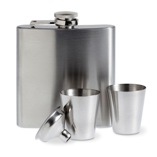 SLIMMY FLASK SET Flacon de poche avec gobelets - 3