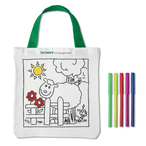 MATEUSZ Bolsa para colorear de algodón