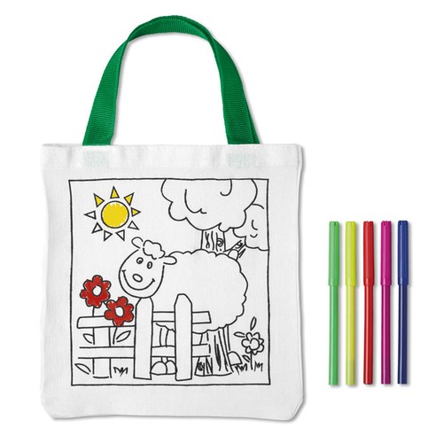 MATEUSZ Bolsa para colorear de algodón