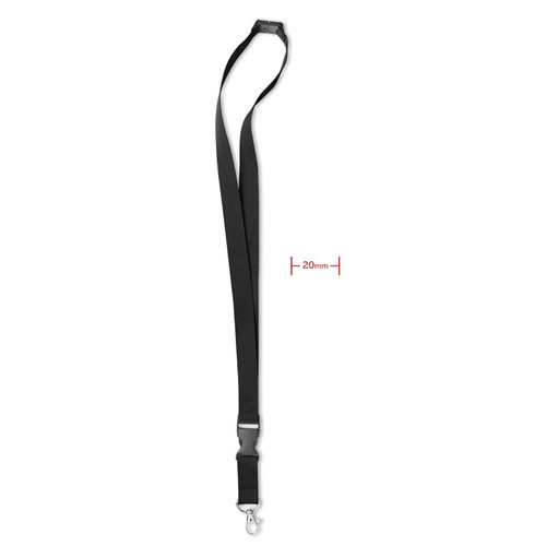 LANY Lanyard con gancho metal 20 mm