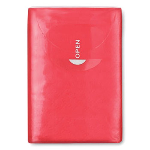 red SNEEZIE Paquete de pañuelos mini