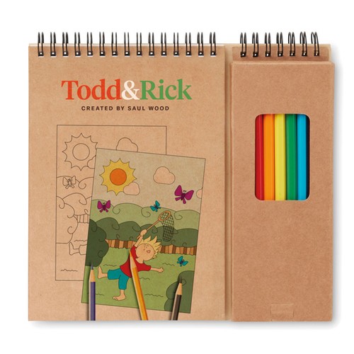 COLOPAD Set de lápices y cuaderno