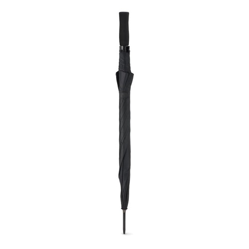 black SMALL SWANSEA Paraguas unicolor antiviento 2