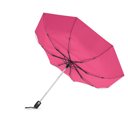 fucsia GENTLEMEN Paraguas plegable de tormenta de diámetro 95cm/21″ de apertura y cierre automático.