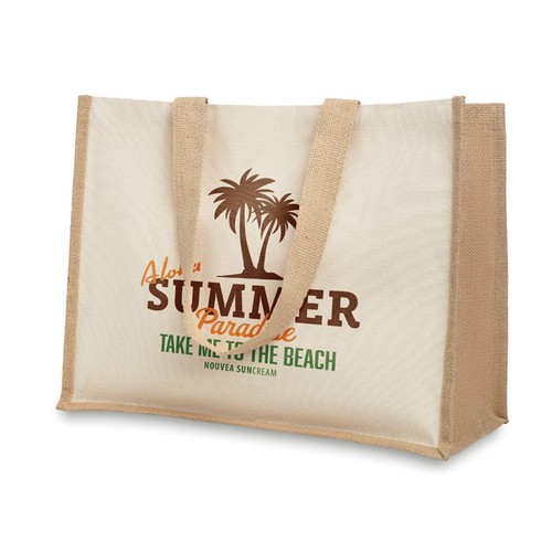 CAMPO DE FIORI Sac de courses en toile de jute - 4